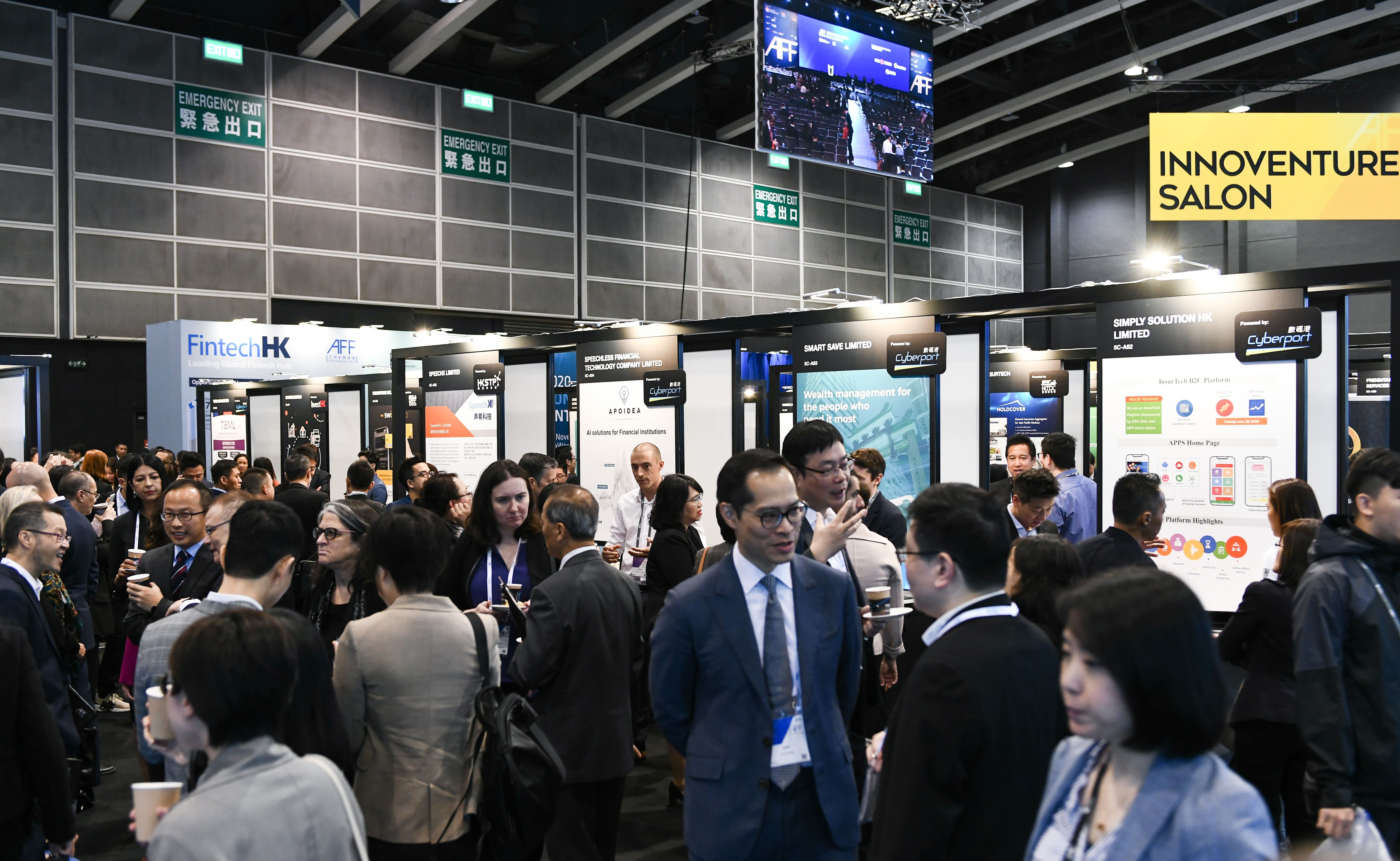 FintechHK Startup Salon of the Asian Financial Forum 2020 in Hong Kong.